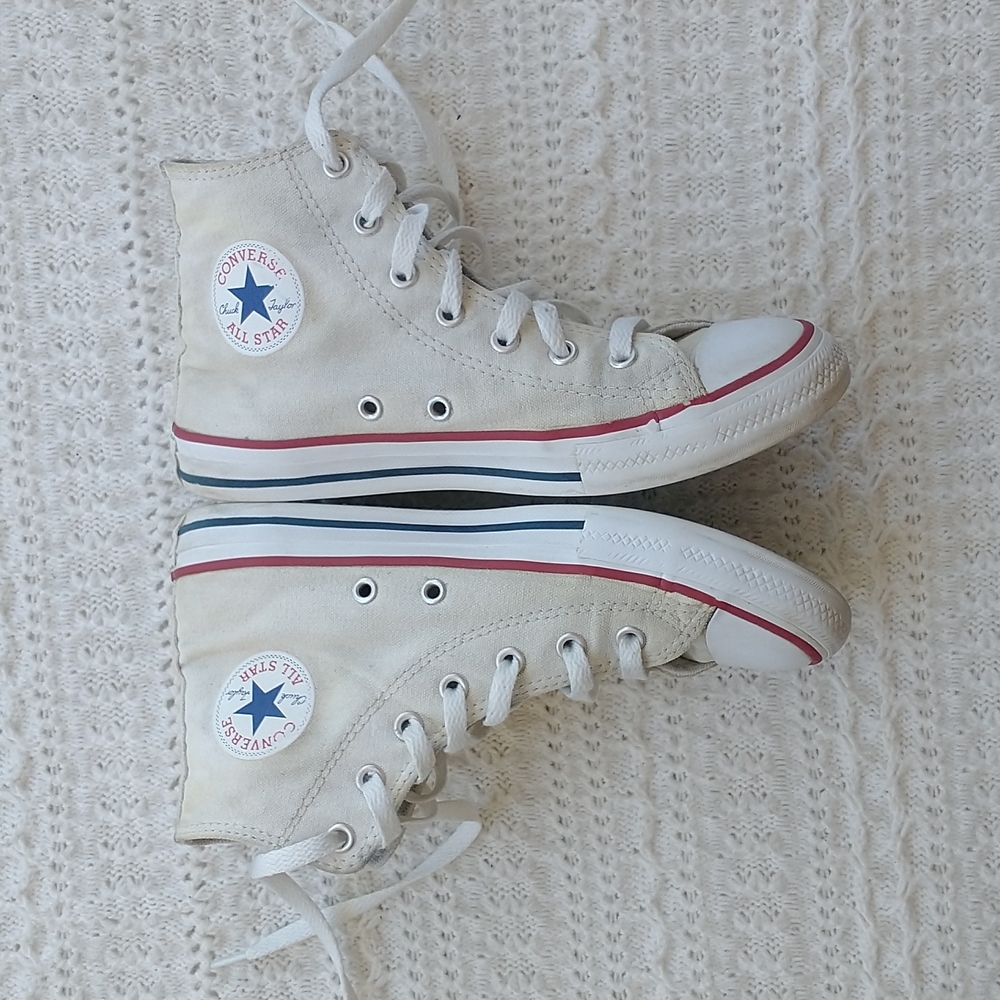 White high top Converse